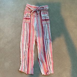 Monteau Los Angeles large striped beach pants